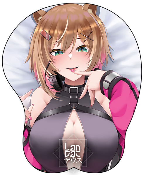 Oppai Mousepad Risu Hololive ID. Landacdeus personal made fanmerch